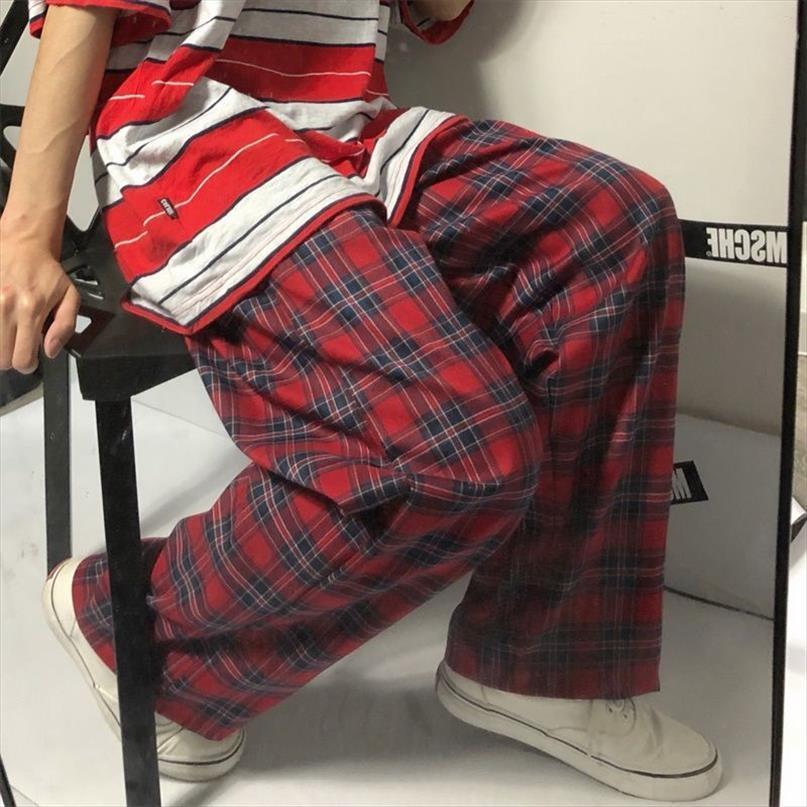 harajuku red plaid korean fashion womens capri oversized streetwear loose wide leg checked trousers for female summer, Black;white
harajuku red plaid korean fashion womens capri oversized streetwear loose wide leg checked trousers for female summer, Black;white