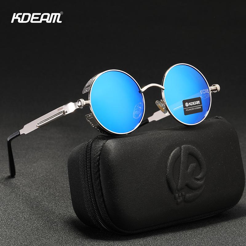 Sunglasses KDEAM Brand Steampunk Men Round Sun Glasses Women Baroque Carved Legs All-matching Size With Box KDA372
Sunglasses KDEAM Brand Steampunk Men Round Sun Glasses Women Baroque Carved Legs All-matching Size With Box KDA372