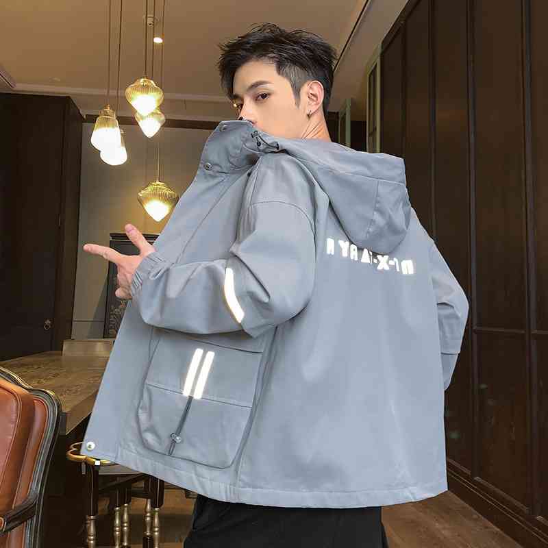 Coat and autumn clothes 2021 new trend boys' handsome casual work jacket spring men's coat, Black
Coat and autumn clothes 2021 new trend boys' handsome casual work jacket spring men's coat, Black