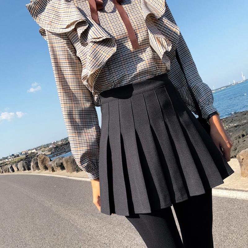 Skirts Skirt High Waist A-Line Black Pleated Makings Women Short Female Student College Style Summer For Girl
Skirts Skirt High Waist A-Line Black Pleated Makings Women Short Female Student College Style Summer For Girl