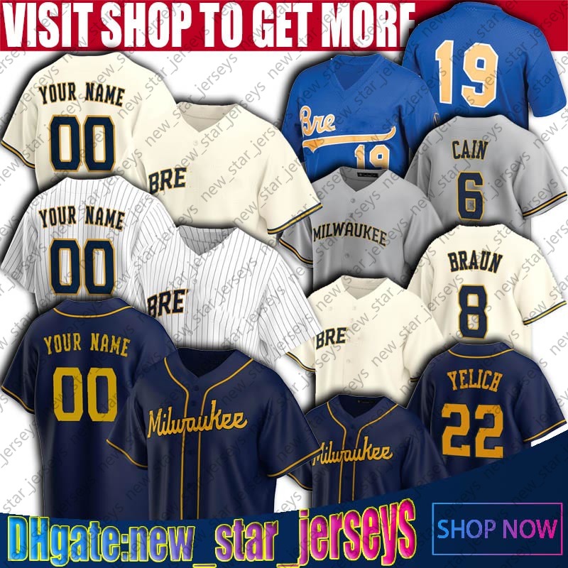 Christian Yelich Baseball Jersey Brandon Woodruff Lorenzo Cain Jerseys Custom Milwaukee Robin Yount Jersey Daniel Vogelbach Kolten Wong, Nk custom (niangjiur)
Christian Yelich Baseball Jersey Brandon Woodruff Lorenzo Cain Jerseys Custom Milwaukee Robin Yount Jersey Daniel Vogelbach Kolten Wong, Nk custom (niangjiur)