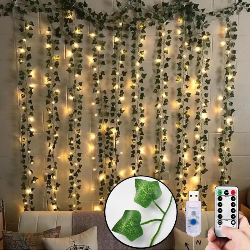 Decorative Flowers & Wreaths 12pcs Artificial Plants LED Ivy Garland Fake Leaf Vines Room Decor Hanging For Home Wedding Living Decoration, 12pcs without light
Decorative Flowers & Wreaths 12pcs Artificial Plants LED Ivy Garland Fake Leaf Vines Room Decor Hanging For Home Wedding Living Decoration, 12pcs without light