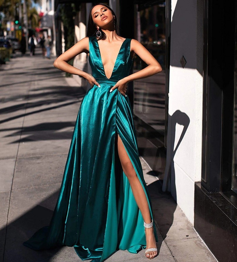 New 2021 Hunter Green Slik Satin Sexy v Neck Formal Evening Es Longo Side Split Prom Party Gowns Vestidos De Feast Cheap Vs6w, Navy blue
New 2021 Hunter Green Slik Satin Sexy v Neck Formal Evening Es Longo Side Split Prom Party Gowns Vestidos De Feast Cheap Vs6w, Navy blue