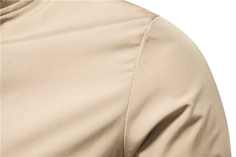 AIOPESON Solid Color Bomber Jacket Men Casual Slim Fit Baseball Mens Jackets Autumn Fashion High Quality Jackets for Men 210924