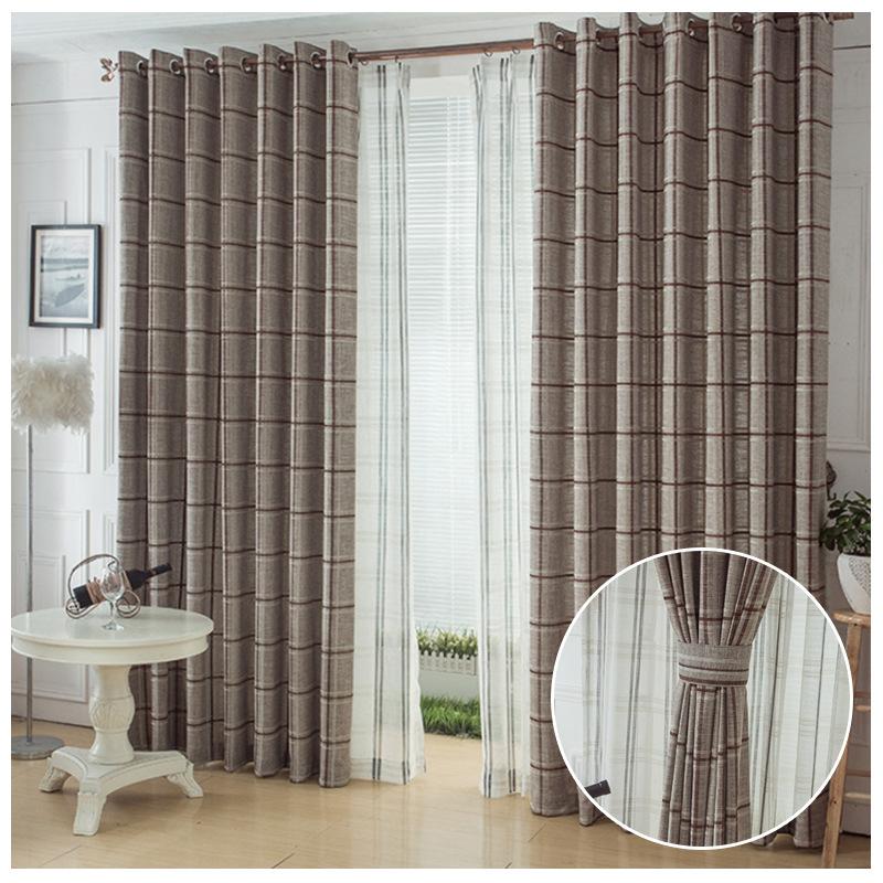 Light Luxury Linen Lattice Jacquard Semi-blackout Curtains for Living Room Bedroom Study Bay Window Linen Curtains Tulle Custom
Light Luxury Linen Lattice Jacquard Semi-blackout Curtains for Living Room Bedroom Study Bay Window Linen Curtains Tulle Custom
