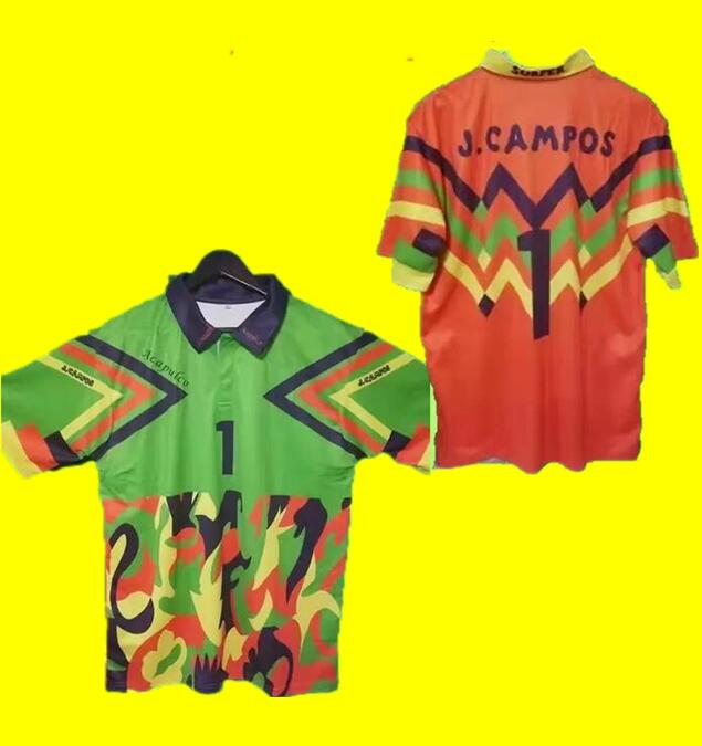 Camisa de futebol Jorge #1 Retro Campos goalkeeper green soccer jersey mexico classic green short sleeve vintage football shirt
Camisa de futebol Jorge #1 Retro Campos goalkeeper green soccer jersey mexico classic green short sleeve vintage football shirt