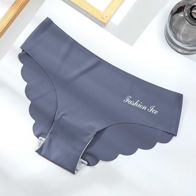 Panties For Women Seamless Panty Set Solid Invisible Underwear Sexy Low Waist Briefs Women's Underpants Lingerie Dropship 3 Pcs Y0823