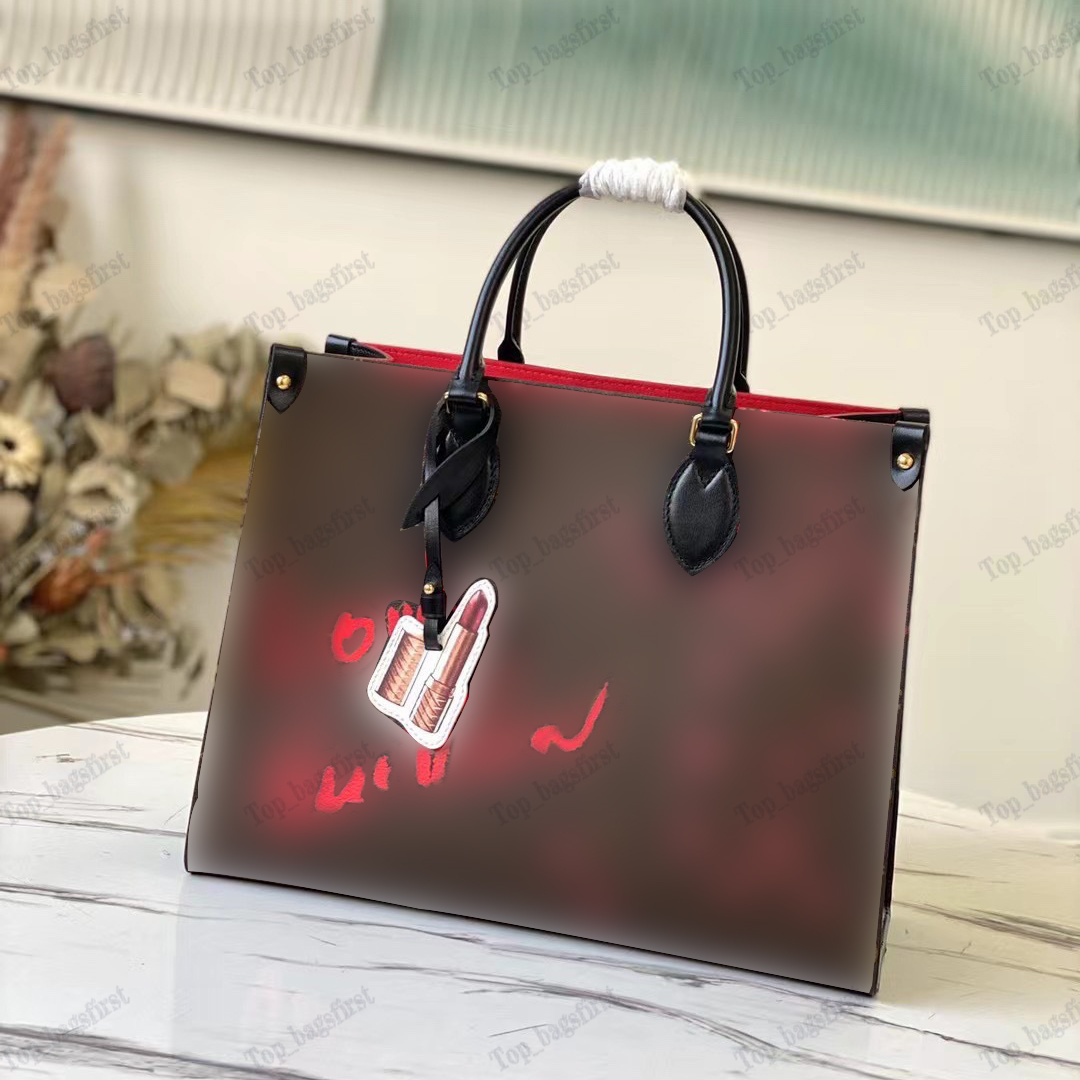 Love the signature MM Onthego Tote bag designers Handbag Lipstick tags Genuine leather shouder bags High-capacity Purse 
Love the signature MM Onthego Tote bag designers Handbag Lipstick tags Genuine leather shouder bags High-capacity Purse