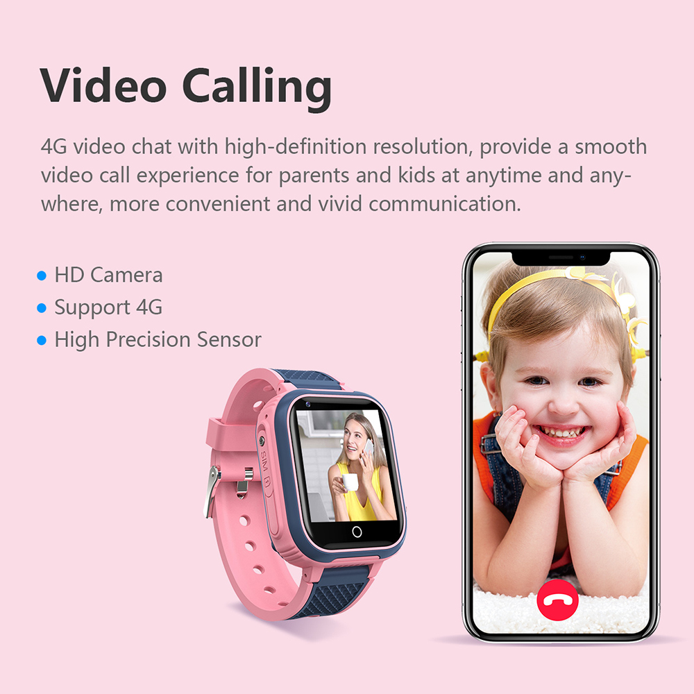 4G Kids Smart Watch GPS tracker Children Clock Waterproof Video Call Remote listening LBS WIFI positioning Watches LT21
4G Kids Smart Watch GPS tracker Children Clock Waterproof Video Call Remote listening LBS WIFI positioning Watches LT21