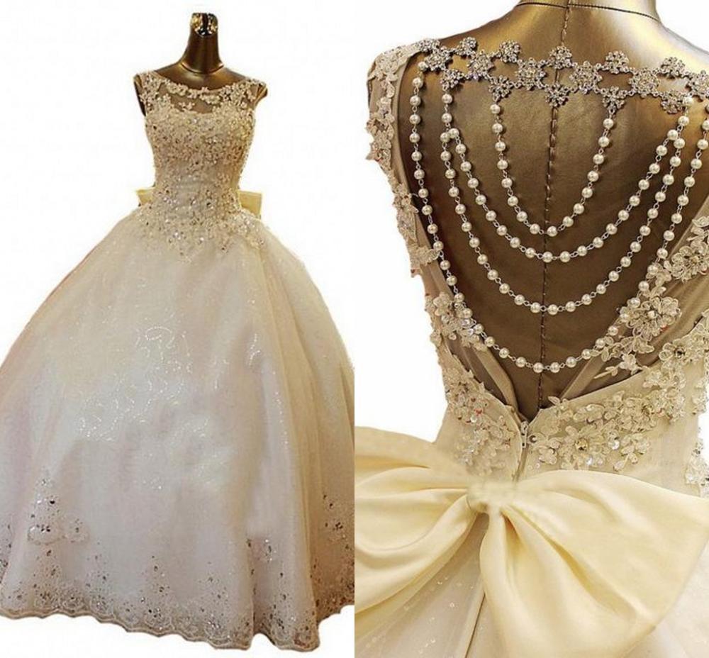 2021 New Bling Crystal Wedding Es Scoop Appliques Beads Pearl Bows Ball Gown Court Train Lace Luxury Bridal Gowns 142g, Ivory
2021 New Bling Crystal Wedding Es Scoop Appliques Beads Pearl Bows Ball Gown Court Train Lace Luxury Bridal Gowns 142g, Ivory