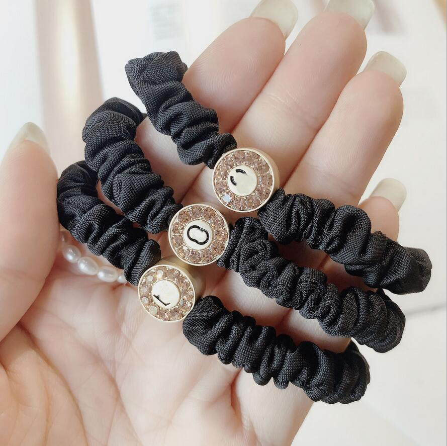Wholesale 3Style jewelry Designer Korean Top brand letter Metal Black hair band new minimalist fashion elastic good rubber band hair ring, Pink
Wholesale 3Style jewelry Designer Korean Top brand letter Metal Black hair band new minimalist fashion elastic good rubber band hair ring, Pink