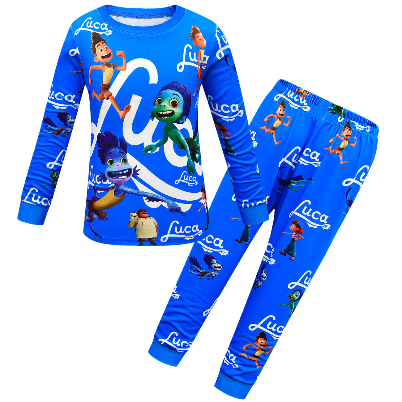 Kids Long Sleeve Children's pajamas set YouTobe summer Game Fashion Festival Nightshirt friends Sunny Day Luca two-piece home wear for, Blue;red
Kids Long Sleeve Children's pajamas set YouTobe summer Game Fashion Festival Nightshirt friends Sunny Day Luca two-piece home wear for, Blue;red