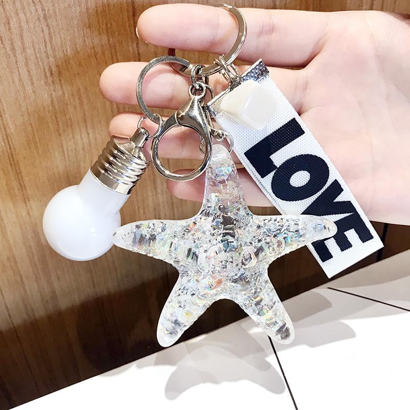 Keychains Cute Keychain Big Starfish For Women Pearl Shell Charm Crystal Pendant Key Rings Bag Chain Car Accessories
Keychains Cute Keychain Big Starfish For Women Pearl Shell Charm Crystal Pendant Key Rings Bag Chain Car Accessories