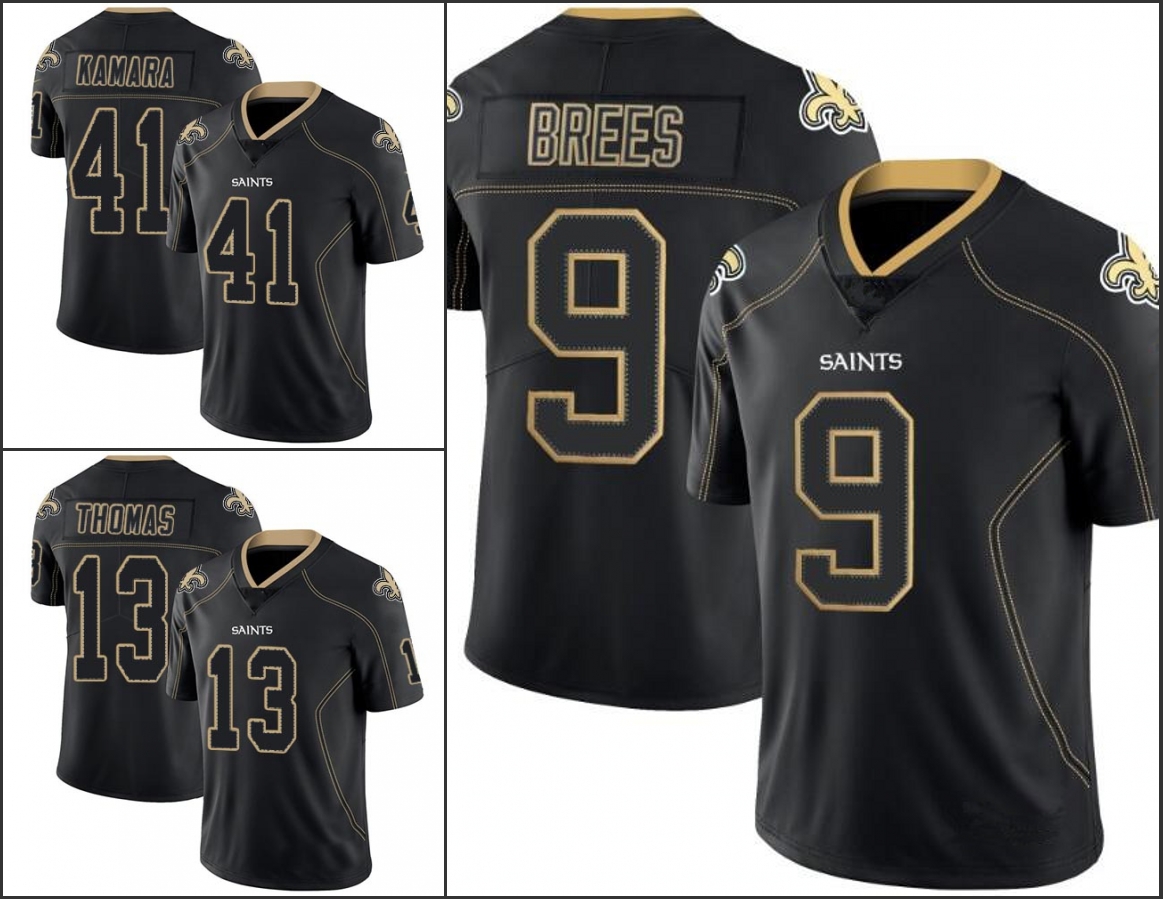 New Orleans''Saints''Men #9 Drew Brees 41 Alvin Kamara 13 Michael Thomas Women Youth Lights Out Black Rush Limited Jersey
New Orleans''Saints''Men #9 Drew Brees 41 Alvin Kamara 13 Michael Thomas Women Youth Lights Out Black Rush Limited Jersey