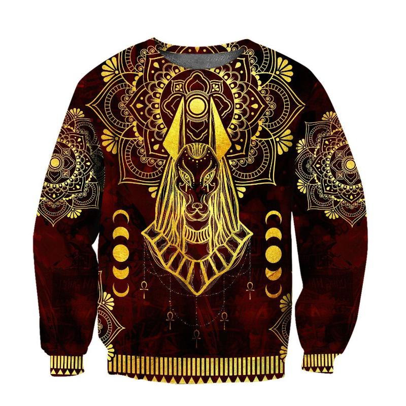 Men's Hoodies & Sweatshirts PLstar Cosmos 3Dprint Horus Ancient Egypt Art Fashion Harajuku Streetwear Funny Casual Comfortable Hoodies/Sweat