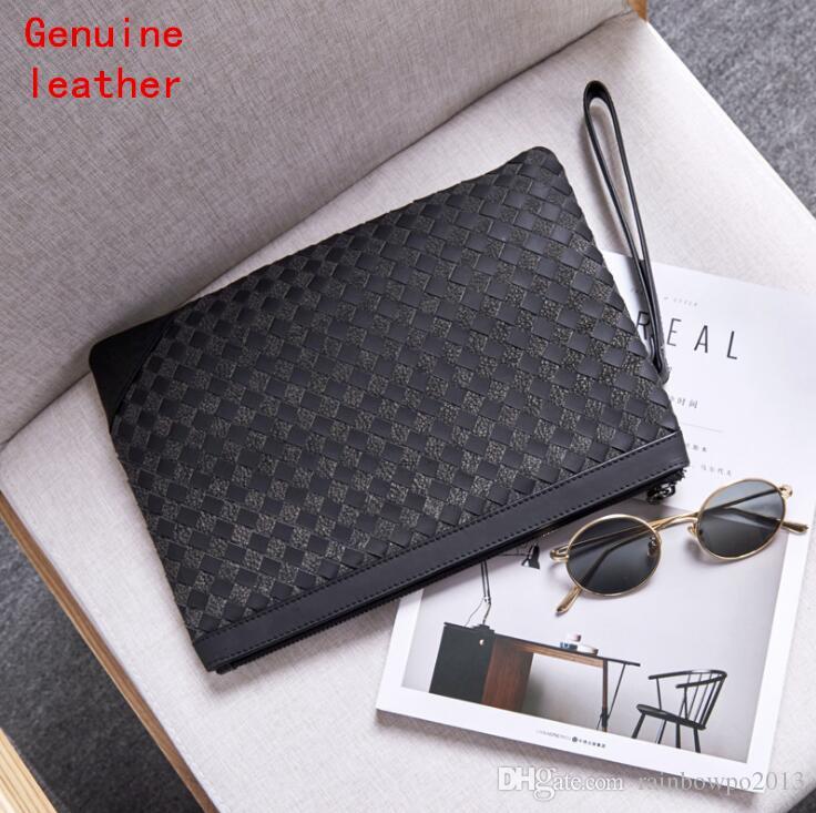 Factory wholesale men handbag hand woven leather business envelope Baotou leather men hand clutch fashion woven storage wallet, Black2(boutique box)
Factory wholesale men handbag hand woven leather business envelope Baotou leather men hand clutch fashion woven storage wallet, Black2(boutique box)