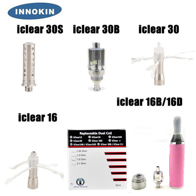 Innokin Dual Coils Atomizer Replacement Core Head for iClear 16 16B 16D 30 30S Tank
Innokin Dual Coils Atomizer Replacement Core Head for iClear 16 16B 16D 30 30S Tank