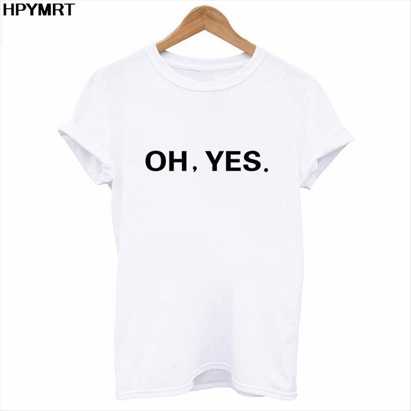 Oh Yes Letter Print Womens Tops Short Sleeve Korean Casual Harajuku Tee Clothing Fun Graphics, White
Oh Yes Letter Print Womens Tops Short Sleeve Korean Casual Harajuku Tee Clothing Fun Graphics, White