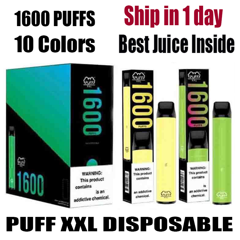 Puff XXL Disposable 1600 Puffs 850mah 18 Colors With Valid Scratch Code Vape Pen Device Starter Kits Pre-Fille Puff Plus Flow Xtra Hyppe
Puff XXL Disposable 1600 Puffs 850mah 18 Colors With Valid Scratch Code Vape Pen Device Starter Kits Pre-Fille Puff Plus Flow Xtra Hyppe