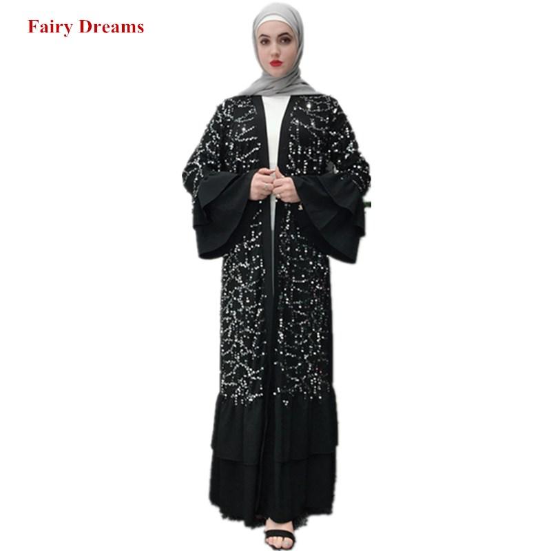 Ethnic Clothing Women Black Abaya Dubai Turkish Turkey Bangladesh Coat Bolero Muslim Caftan Long Cardigan Sequins Islamic
Ethnic Clothing Women Black Abaya Dubai Turkish Turkey Bangladesh Coat Bolero Muslim Caftan Long Cardigan Sequins Islamic