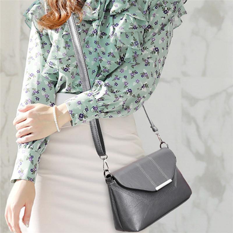 Women Messenger Bags Ladies Crossbody Bags for Girls Pu Leather Handbags Designer Women Shoulder High Quality Solid Flap, Gray
Women Messenger Bags Ladies Crossbody Bags for Girls Pu Leather Handbags Designer Women Shoulder High Quality Solid Flap, Gray