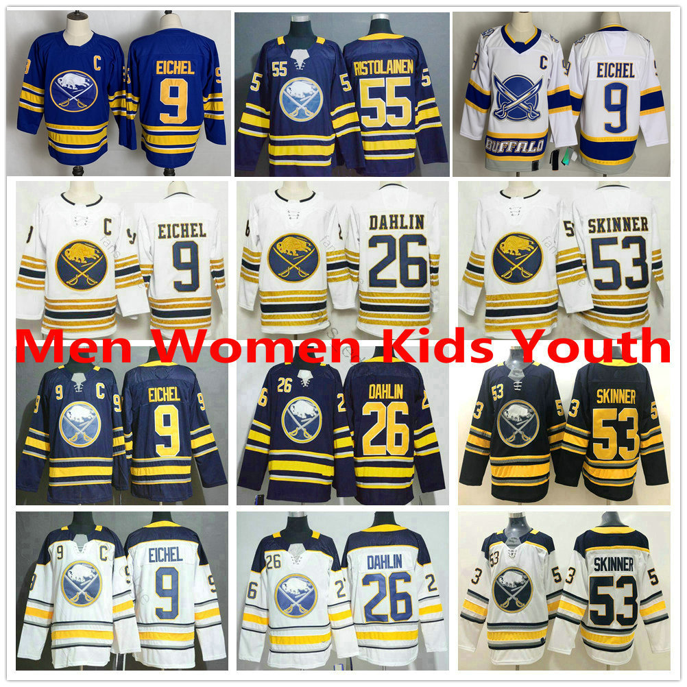 Men Woman Kids Youth 2021 Reverse Retro Buffalo Sabres Hockey Jerseys #9 Jack Eichel 53 Jeff Skinner 26 Rasmus Dahlin 23 Sam Reinhart, As picture men size s-60
Men Woman Kids Youth 2021 Reverse Retro Buffalo Sabres Hockey Jerseys #9 Jack Eichel 53 Jeff Skinner 26 Rasmus Dahlin 23 Sam Reinhart, As picture men size s-60