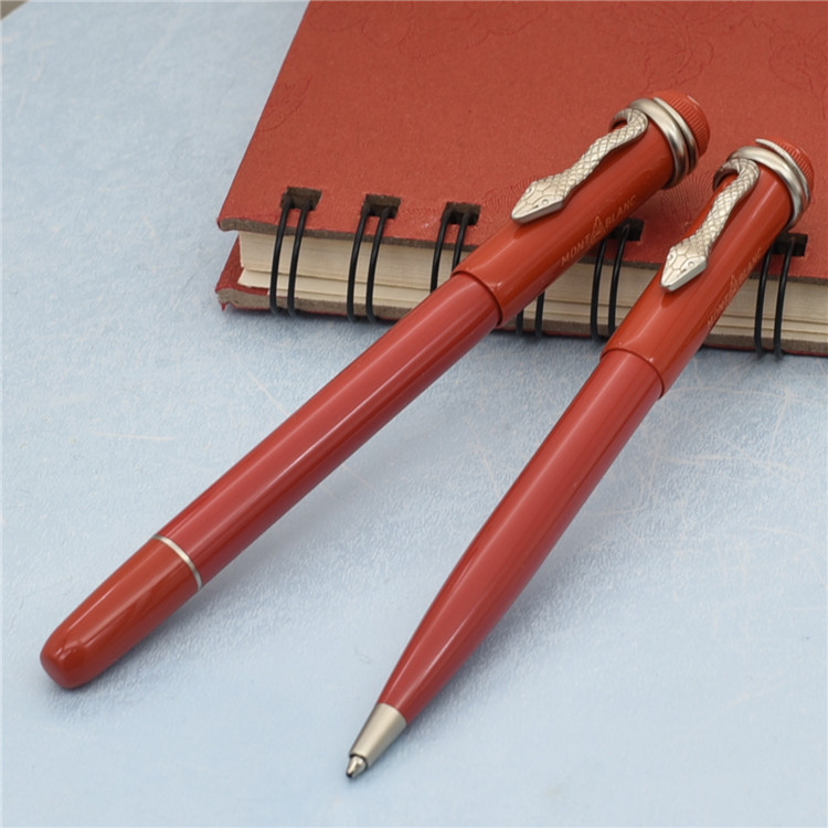 high quality unique pen size Heritage Collection Dark red resin and black Ballpoint Special Edition Mon rollerball Snake clip gift pens, Picture color
high quality unique pen size Heritage Collection Dark red resin and black Ballpoint Special Edition Mon rollerball Snake clip gift pens, Picture color