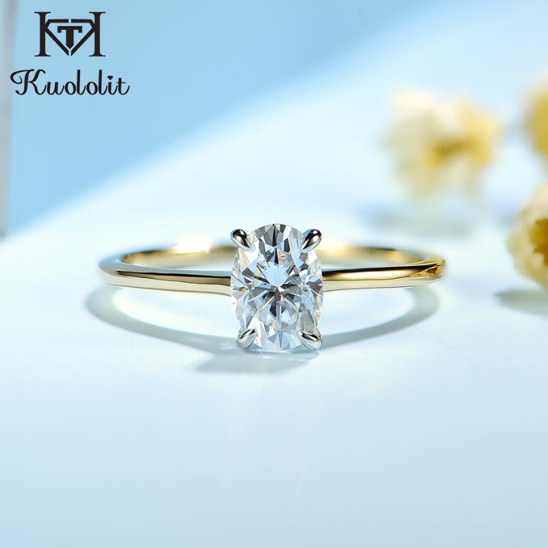 Cluster Rings Kuololit 100% Natural Moissanite 10K Yellow Gold For Women Oval Solitaire Gemstone Engagement Bride Anniversary, Golden;silver
Cluster Rings Kuololit 100% Natural Moissanite 10K Yellow Gold For Women Oval Solitaire Gemstone Engagement Bride Anniversary, Golden;silver
