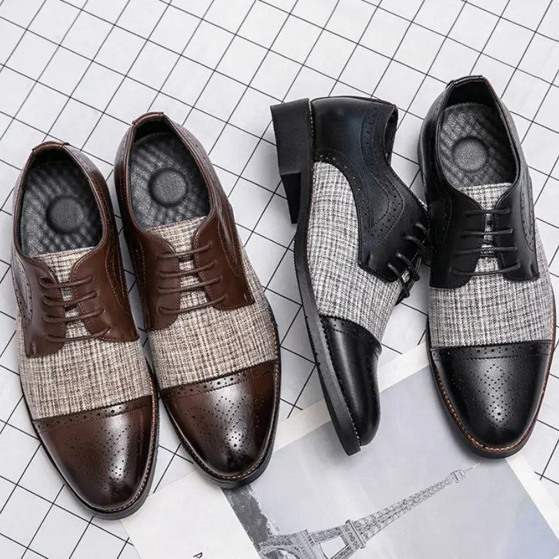 British Business Dress Shoes PU Leather Stitching Plaid Lace Up Low Heel Round Head Men Block Carved Fashion Hairdresser Wedding Suit DH111, Black
British Business Dress Shoes PU Leather Stitching Plaid Lace Up Low Heel Round Head Men Block Carved Fashion Hairdresser Wedding Suit DH111, Black