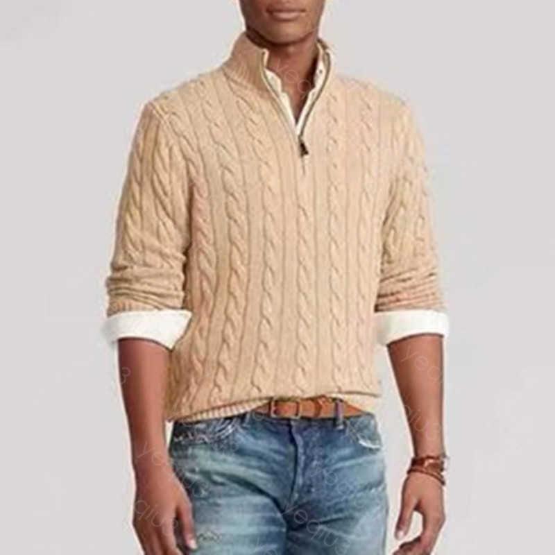 Men Sweater Winter Fleece Thick Half Zipper High Neck Warm Pullover Quality Slim Knit Wool Designer Knitting Casual Jumpers Zip Cotton Sweatshirt Asian Size, Dark blue
Men Sweater Winter Fleece Thick Half Zipper High Neck Warm Pullover Quality Slim Knit Wool Designer Knitting Casual Jumpers Zip Cotton Sweatshirt Asian Size, Dark blue