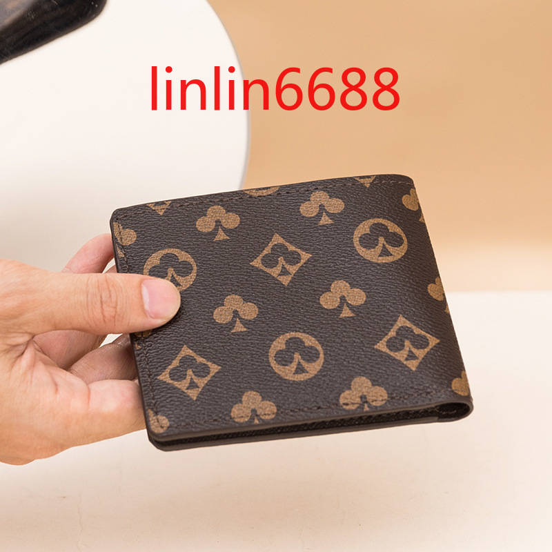 Top quality Men's short #6221 folding wallet Fashion simple printing zero wallet bank card bag women's horizontal Mini Wallet, Size:11.5×1×10cm
Top quality Men's short #6221 folding wallet Fashion simple printing zero wallet bank card bag women's horizontal Mini Wallet, Size:11.5×1×10cm