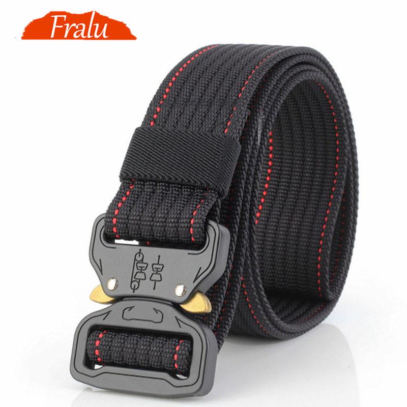 FRALU New Tactical Belt Nylon Belt Men Army Style Automatic Metal Buckle Cinturon Quality SWAT Waist Strap Hunting, Black
FRALU New Tactical Belt Nylon Belt Men Army Style Automatic Metal Buckle Cinturon Quality SWAT Waist Strap Hunting, Black