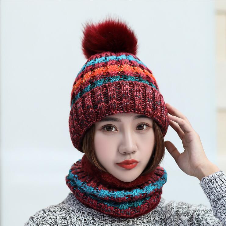 very nice Thick warm knitted Hats & Scarves Sets GSZM003a Fashion Autumn and winter women's woolen hat and scarf color matching suit
very nice Thick warm knitted Hats & Scarves Sets GSZM003a Fashion Autumn and winter women's woolen hat and scarf color matching suit