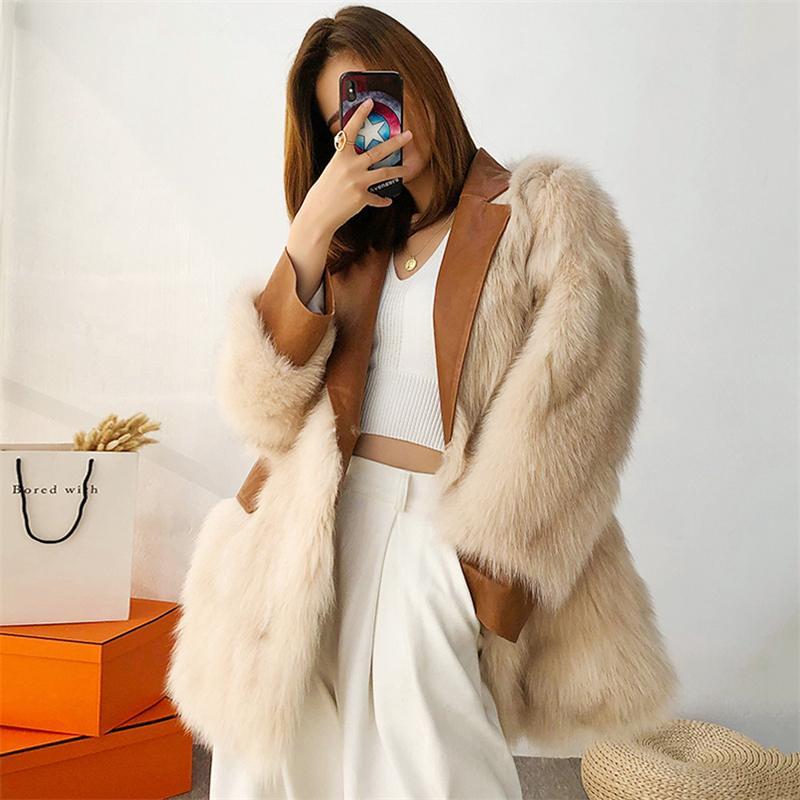 Women's Fur & Faux Women 2021 Autumn Winter Coat Female Fashion Elegant Fluffy Warm Fake Overcoat Casual Loose Furry Outerwear R54, Beige
Women's Fur & Faux Women 2021 Autumn Winter Coat Female Fashion Elegant Fluffy Warm Fake Overcoat Casual Loose Furry Outerwear R54, Beige