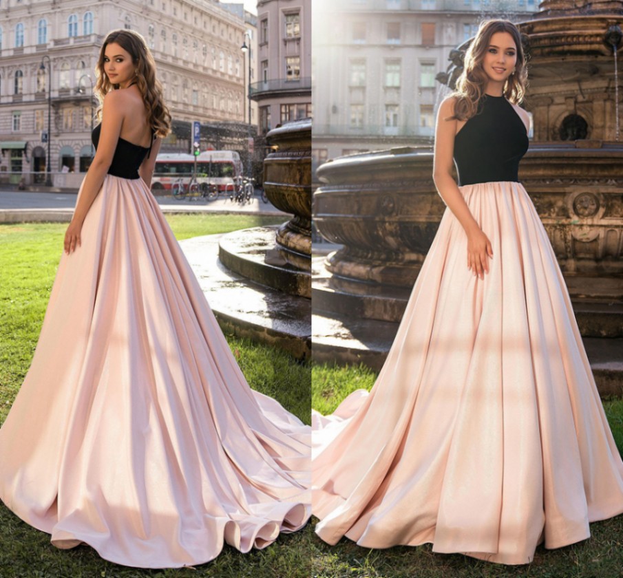 Elegant A-Line Evening Dress 2021 Halter Neck Sleeveless Top Velour Prom Formal Gown Celebrity Wear Robe De Soiree Vestidos Longo, Black
Elegant A-Line Evening Dress 2021 Halter Neck Sleeveless Top Velour Prom Formal Gown Celebrity Wear Robe De Soiree Vestidos Longo, Black