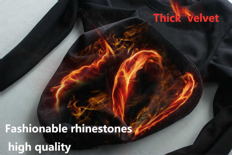 Warm Thick Sweatshirt Hip-Hop Loose Characteristic Personality Skull Pullover Men's Hoodie 211014