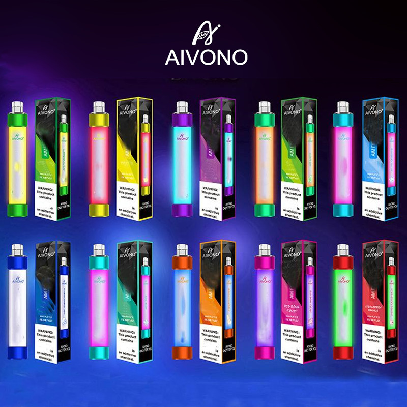 Aivono Aim Fire Disposable Vape Pens LED RGB Light Cigarettes Empty Vaporizers 4ml Vapes Cartridge 650mah 1600puffs OEM Logo Starter Kit Customized Vaporizer
Aivono Aim Fire Disposable Vape Pens LED RGB Light Cigarettes Empty Vaporizers 4ml Vapes Cartridge 650mah 1600puffs OEM Logo Starter Kit Customized Vaporizer