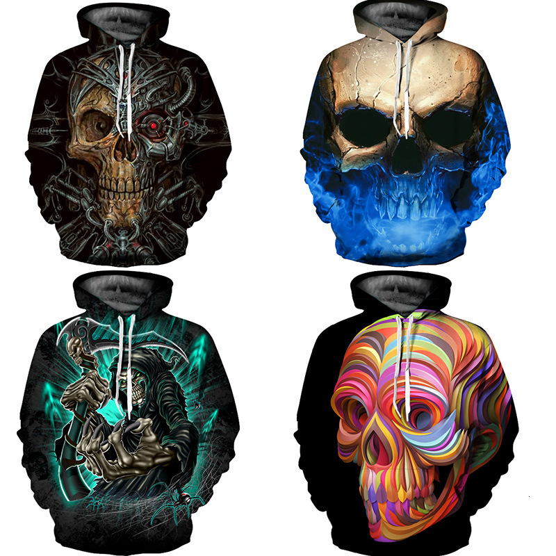 Hoodie Fleeces Sweater Hoody2021 men' skull 3D digital printing Pullover Hoodie, Skeleton 1
Hoodie Fleeces Sweater Hoody2021 men' skull 3D digital printing Pullover Hoodie, Skeleton 1