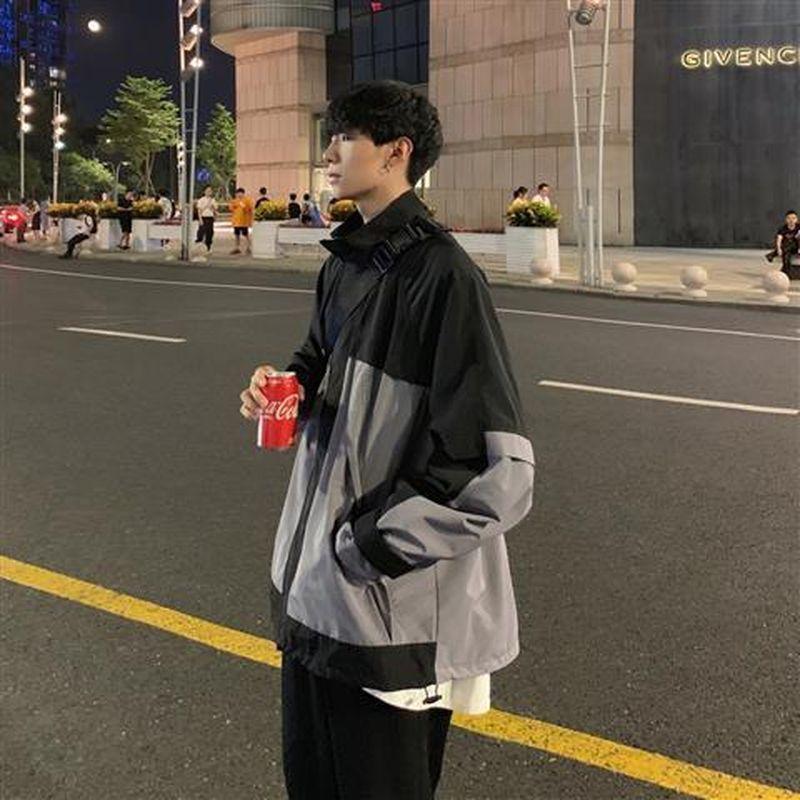 Men's Jackets Stand-up Collar Jacket For Men Korean Trendy Handsome Spring Autumn Varsity Jackt Hong Kong Style Casual Streetwear Sports Coa, Black;brown
Men's Jackets Stand-up Collar Jacket For Men Korean Trendy Handsome Spring Autumn Varsity Jackt Hong Kong Style Casual Streetwear Sports Coa, Black;brown
