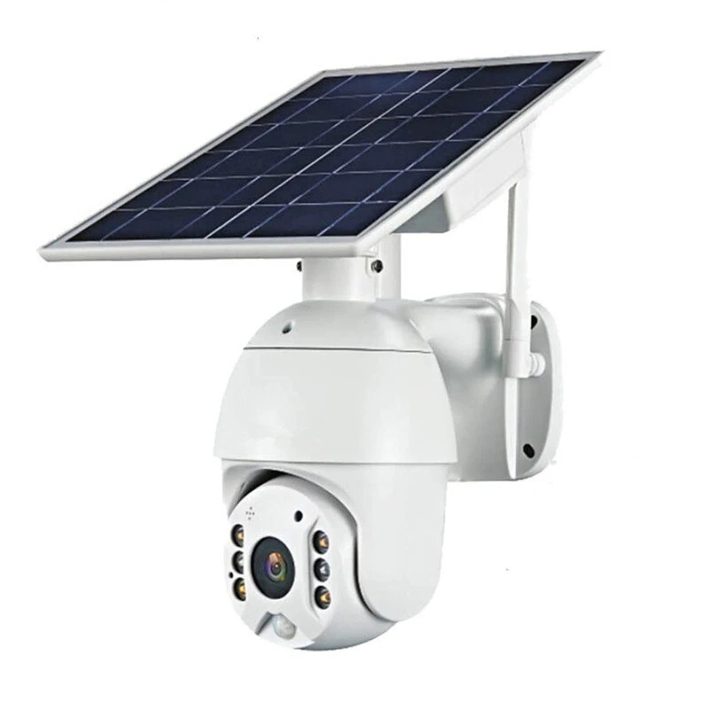 INQMEGA 1080P WiFi IP Camera Solar Power Panel PTZ Dome Outdoor Wireless Security Camera