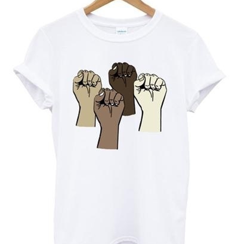 HAHAYULE Black Lives Matter Unisex T-Shirt Men Women Tumblr Slogan T-Shirt Equality Freedom Justice Tee T200827