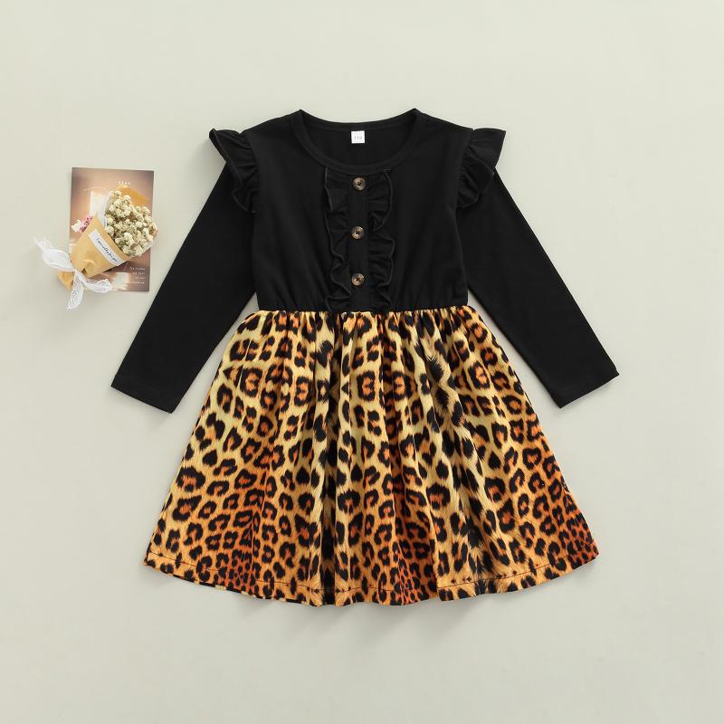 Girl's Dresses Baby Girl Dress Little Girls Long Sleeve Round Neck Casual Loose Leopard A-Line Midi, Red;yellow
Girl's Dresses Baby Girl Dress Little Girls Long Sleeve Round Neck Casual Loose Leopard A-Line Midi, Red;yellow