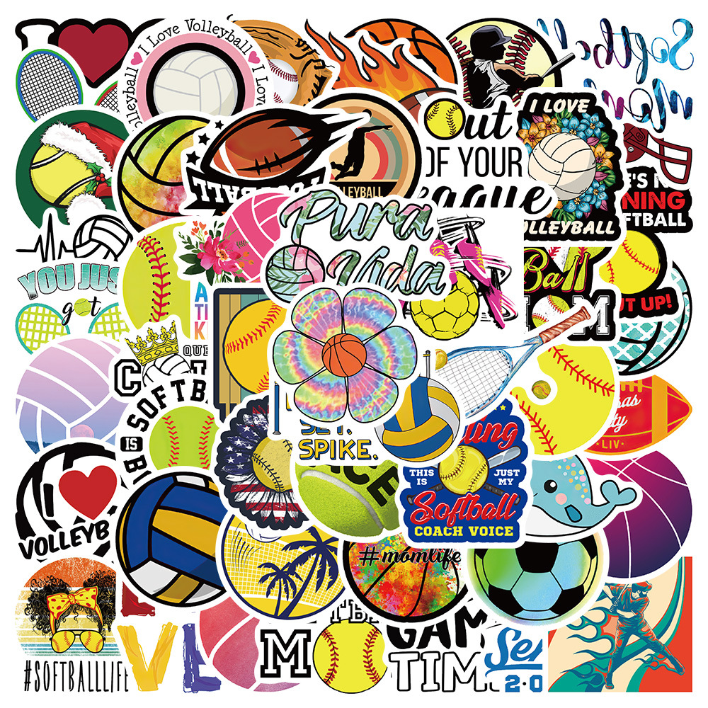 50 PCS Mixed Graffiti skateboard Stickers Sports Baseball basketball Tennis For Car Laptop Fridge Helmet Pad Bicycle Bike Motorcycle PS4 book Guitar Pvc Decal, Multi colors
50 PCS Mixed Graffiti skateboard Stickers Sports Baseball basketball Tennis For Car Laptop Fridge Helmet Pad Bicycle Bike Motorcycle PS4 book Guitar Pvc Decal, Multi colors
