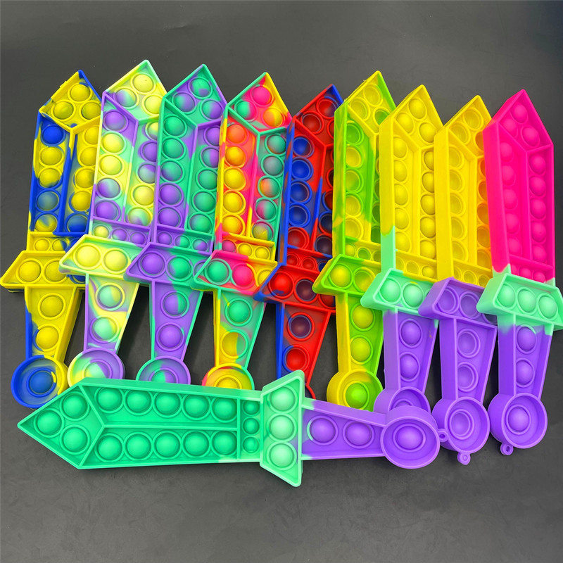 Fidget Toys Push Bubble Katana Sword Shape Party Favor Sensory Puzzles Pop Bubbles Silicone Board Game Educational Stress Relief Decompression Toy
Fidget Toys Push Bubble Katana Sword Shape Party Favor Sensory Puzzles Pop Bubbles Silicone Board Game Educational Stress Relief Decompression Toy