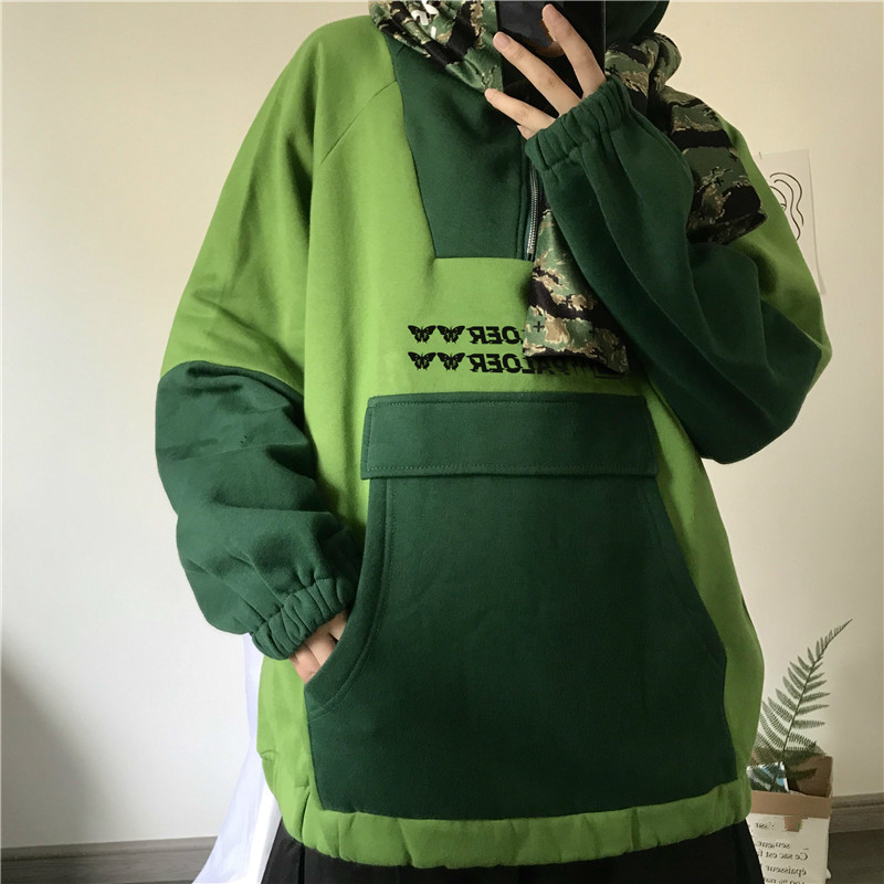Neploe Hoodies Women Cartoon Ears Cute Hooded Long Sleeve Sweatshirt Autumn Winter Plus Velet Pullover Sudadera Mujer 56093 201112