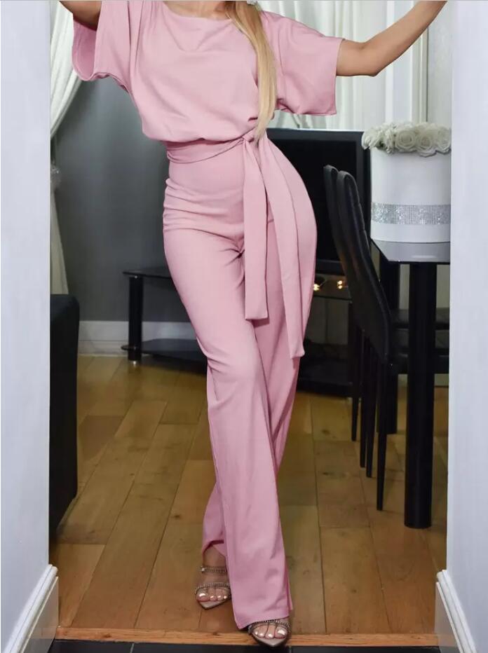 Summer Women Solid Loose Jumpsuit O Neck Short Sleeve Elegant jumpsuits Long Pants Casual Bodysuit Overalls Plus Size Clothing, Dark blue
Summer Women Solid Loose Jumpsuit O Neck Short Sleeve Elegant jumpsuits Long Pants Casual Bodysuit Overalls Plus Size Clothing, Dark blue