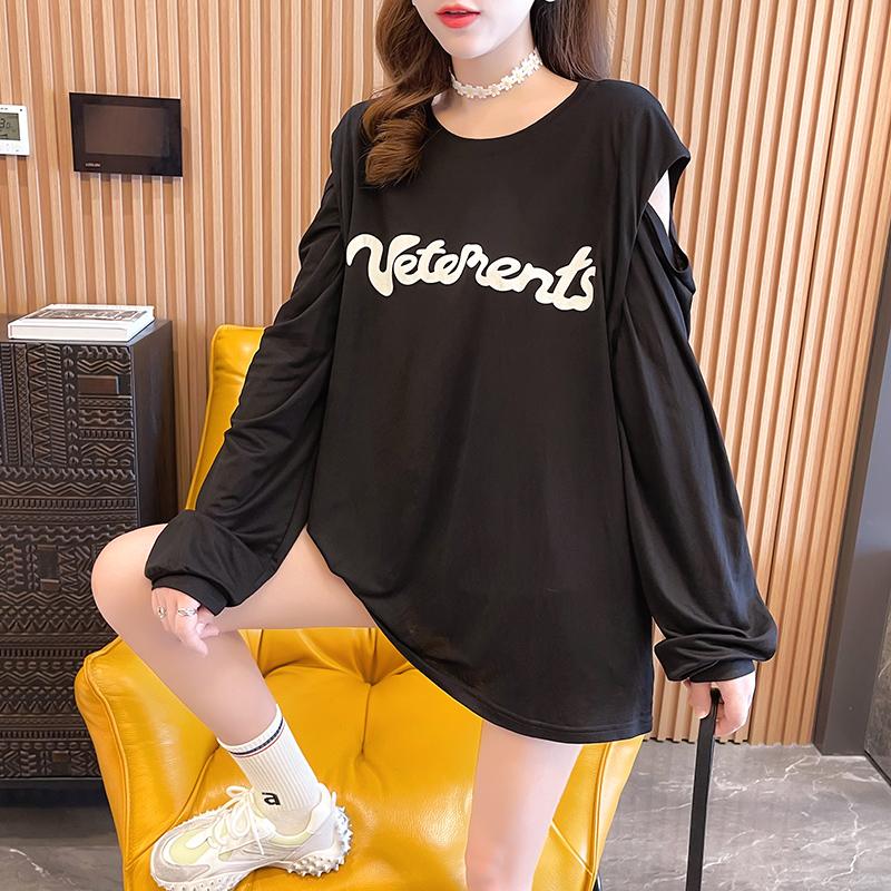 Women's T-Shirt Autumn Winter Long Sleeve Women Round Neck Female Tops Sexy Tee Shirts Large Size Off Shoulder Print Fashion Tees, White
Women's T-Shirt Autumn Winter Long Sleeve Women Round Neck Female Tops Sexy Tee Shirts Large Size Off Shoulder Print Fashion Tees, White