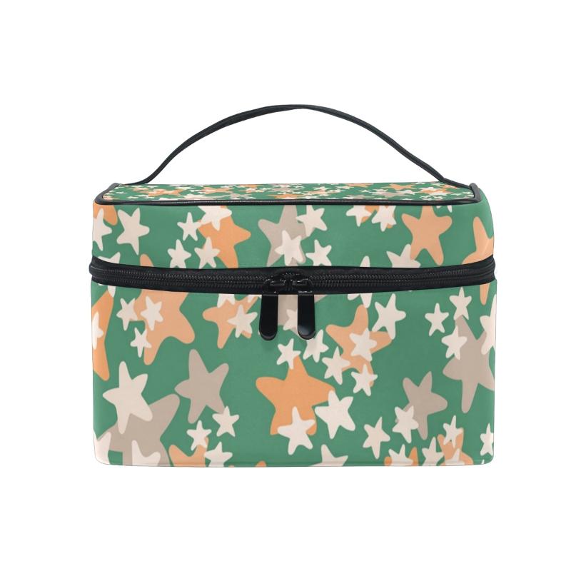 FengJu Cosmetic Bag Portable Travel Organizer Hanging Toiletry Case Storage Tote for Girls Woman Stars On Green Background, As pic
FengJu Cosmetic Bag Portable Travel Organizer Hanging Toiletry Case Storage Tote for Girls Woman Stars On Green Background, As pic