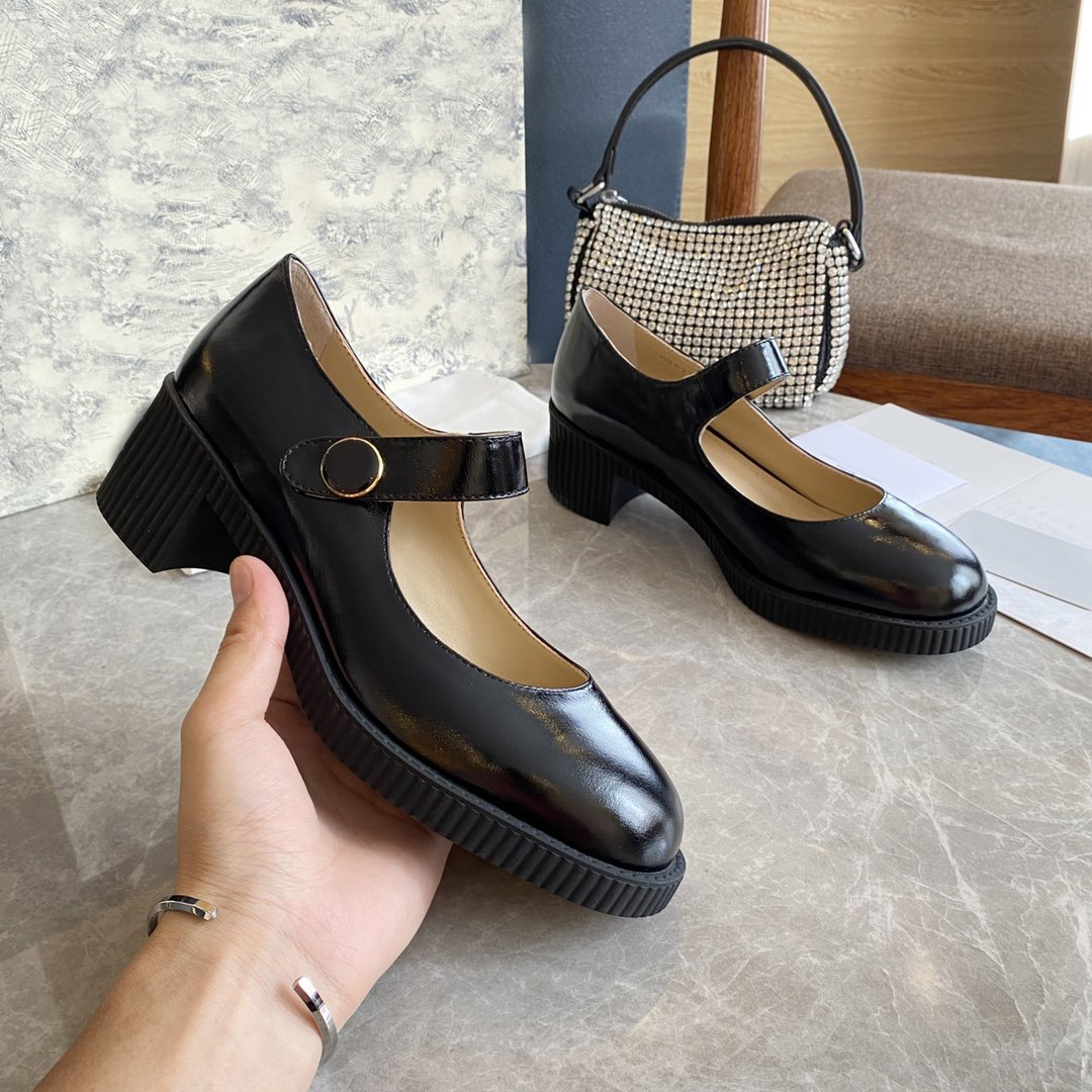 Lolita Shoes Sandals Women Big Head Doll Platform Pumps Thick Bottom Black Gothic Mary Jane College Dress