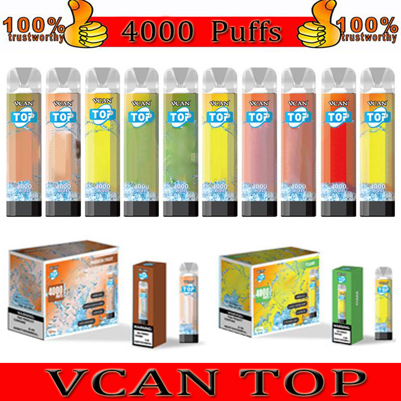 Vcan Top Disposable E Cigarette 4000 Puffs Mesh Coil Vape Pen With RGB Lighting Air Flow Adjustable Rechargeable Device Electronic Cigarette
Vcan Top Disposable E Cigarette 4000 Puffs Mesh Coil Vape Pen With RGB Lighting Air Flow Adjustable Rechargeable Device Electronic Cigarette